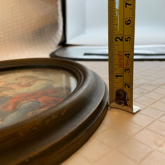 Vintage Action Italian Wall Hanging Picture Frame with Victorian Style Photo - Picture 15 of 15